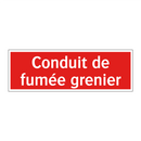 Conduit de fumée grenier