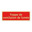 Trappe de ventilation de fumée