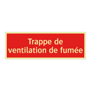 Trappe de ventilation de fumée