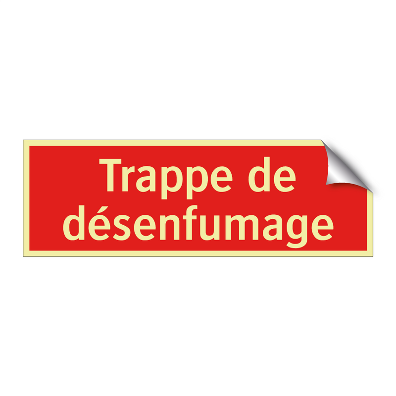 Trappe de désenfumage
