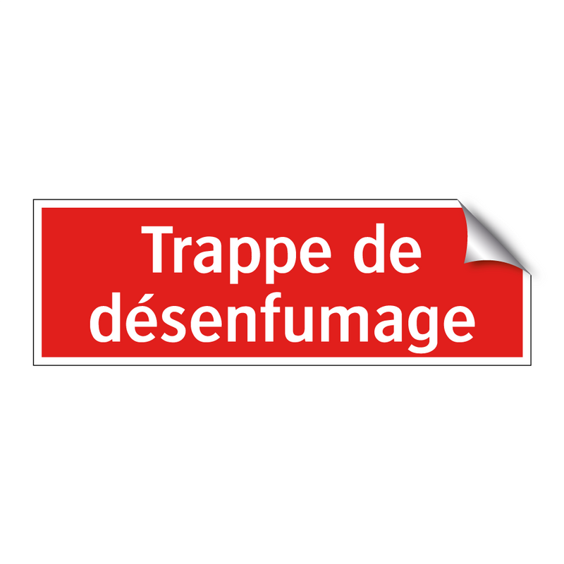 Trappe de désenfumage