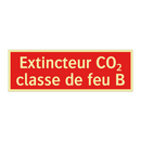 Extincteur CO₂ classe de feu B