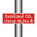 Extincteur CO₂ classe de feu B