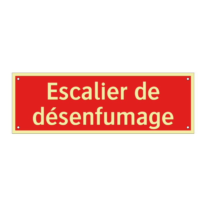 Escalier de désenfumage
