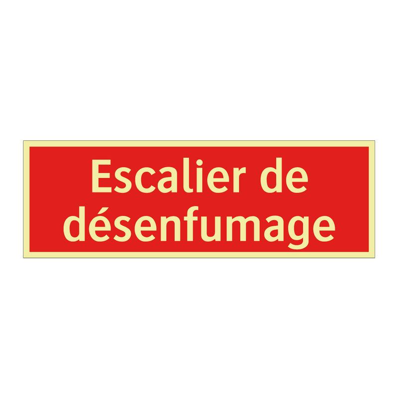 Escalier de désenfumage