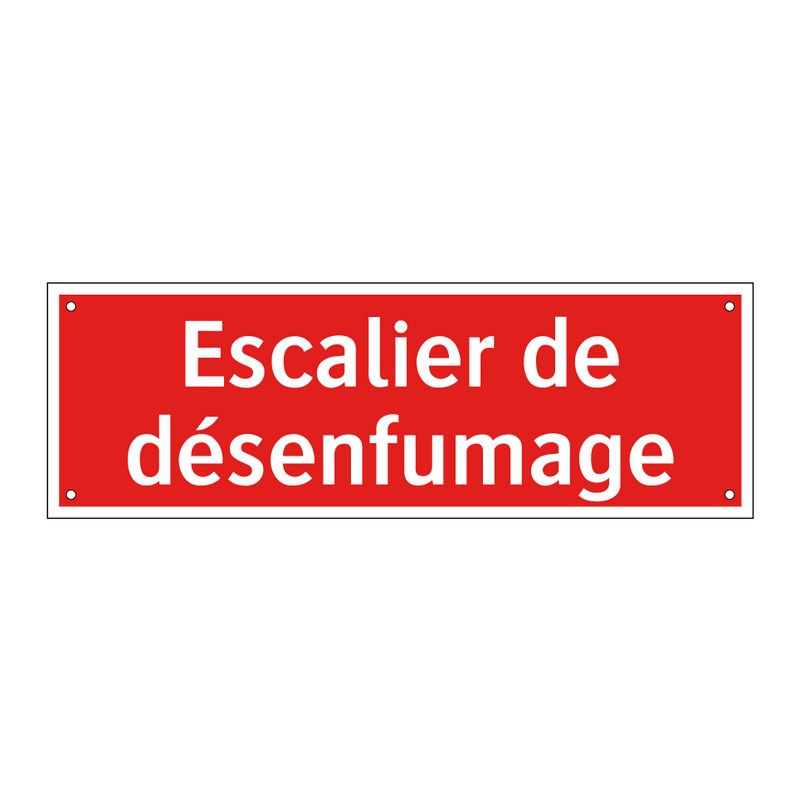 Escalier de désenfumage