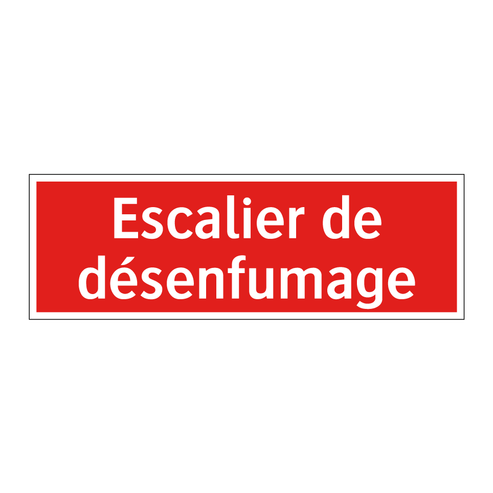 Escalier de désenfumage