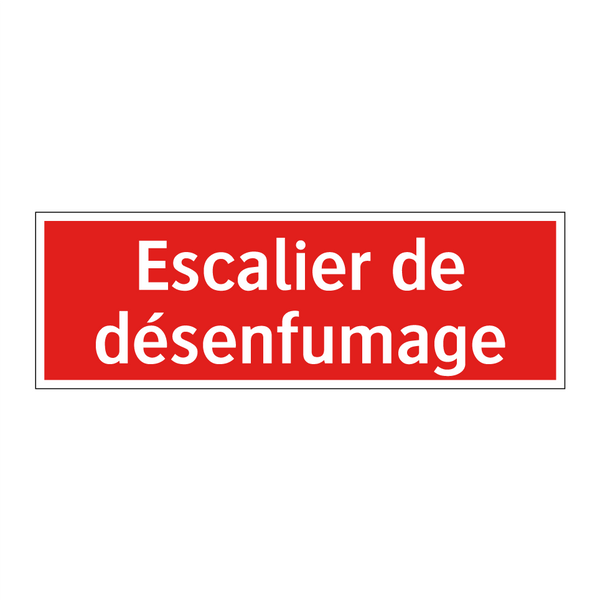 Escalier de désenfumage