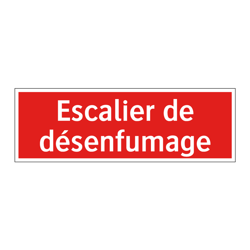 Escalier de désenfumage