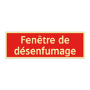 Fenêtre de désenfumage