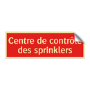 Centre de contrôle des sprinklers