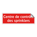 Centre de contrôle des sprinklers