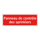 Panneau de contrôle des sprinklers
