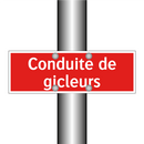 Conduite de gicleurs