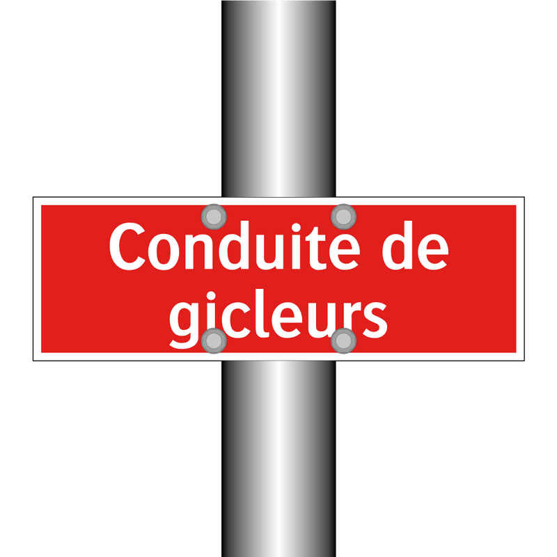 Conduite de gicleurs