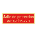 Salle de protection par sprinkleurs