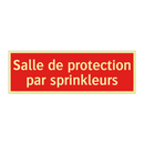 Salle de protection par sprinkleurs
