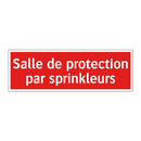 Salle de protection par sprinkleurs