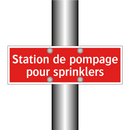 Station de pompage pour sprinklers