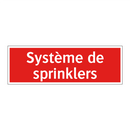 Système de sprinklers