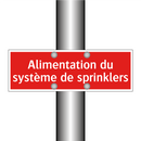 Alimentation du système de sprinklers