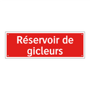 Réservoir de gicleurs