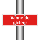 Vanne de gicleur