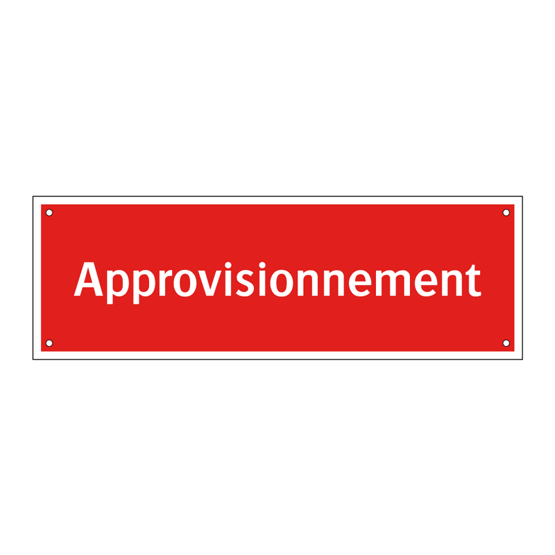 Approvisionnement