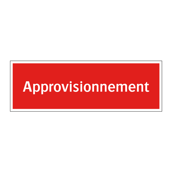 Approvisionnement