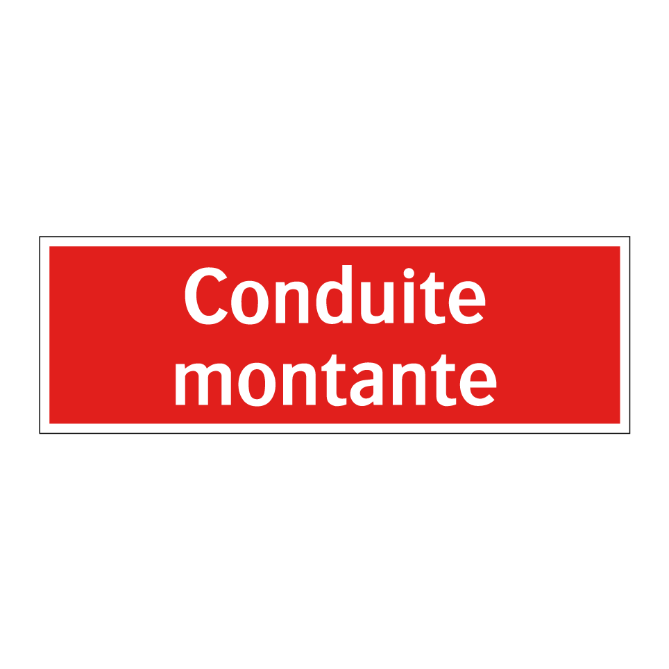 Conduite montante