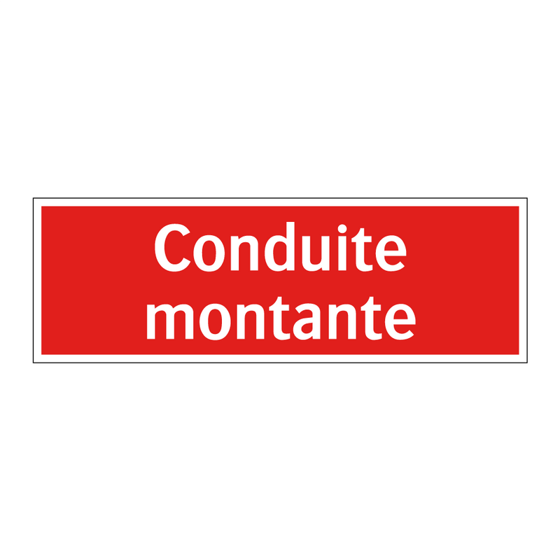Conduite montante