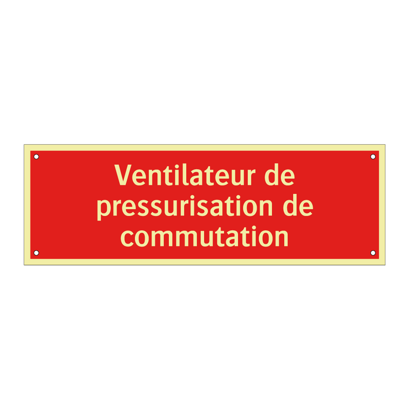 Ventilateur de pressurisation de commutation