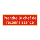 Prendre le chef de reconnaissance