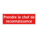 Prendre le chef de reconnaissance