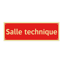 Salle technique