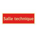 Salle technique