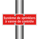 Système de sprinklers à vanne de contrôle