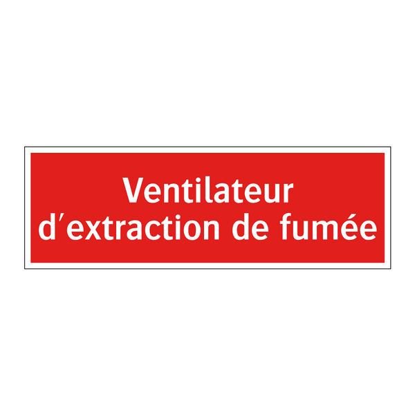 Ventilateur d'extraction de fumée