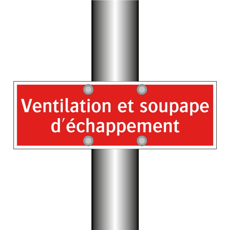 Ventilation et soupape d'échappement