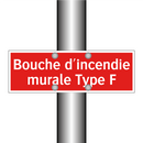 Bouche d'incendie murale Type F