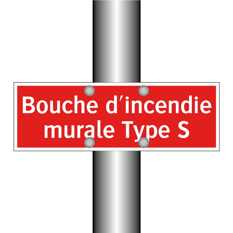 Bouche d'incendie murale Type S
