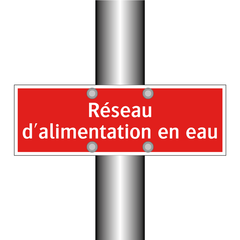 Réseau d'alimentation en eau