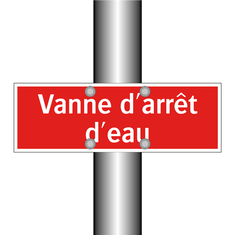 Vanne d'arrêt d'eau