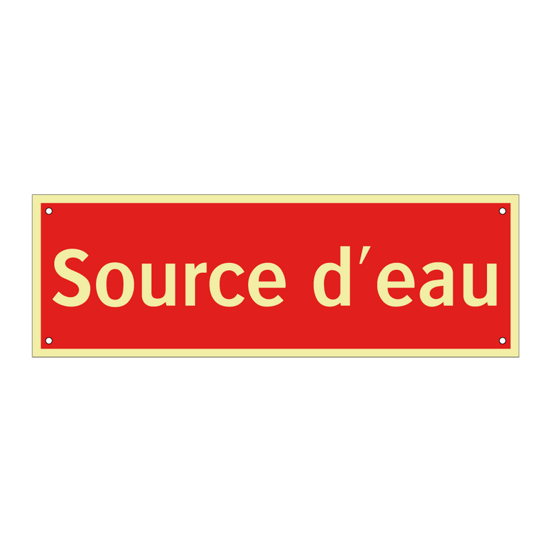 Source d'eau
