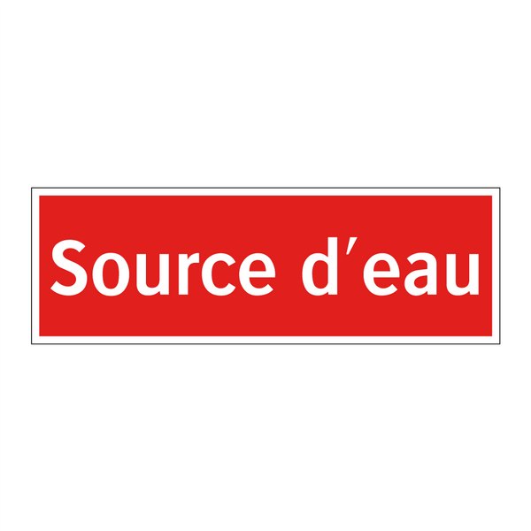 Source d'eau