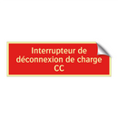 Interrupteur de déconnexion de charge CC