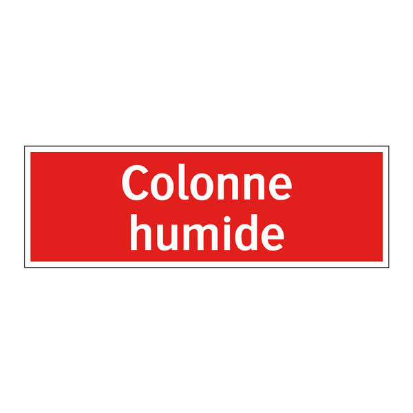 Colonne humide
