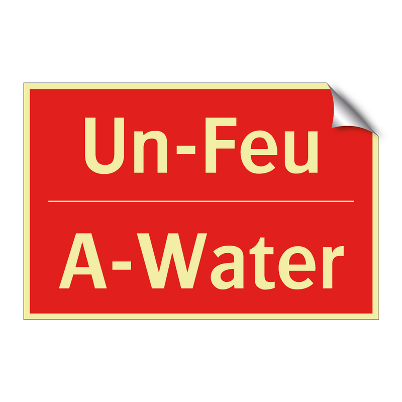 Un-Feu - A-Water