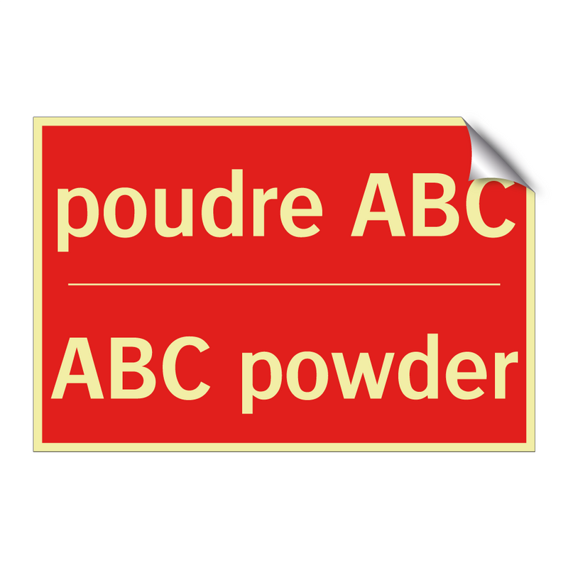 poudre ABC - ABC powder