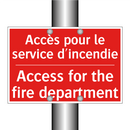 Accès pour le service d'incendie /.../ - Access for the fire department